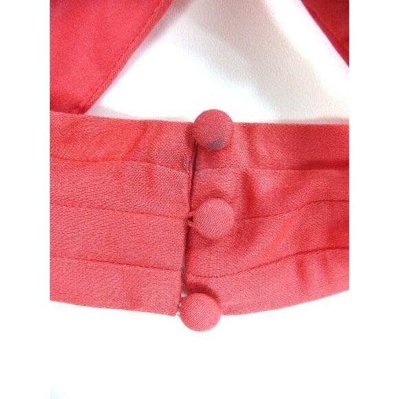 NWT BANANA REPUBLIC criss cross bodice salmon dress sz 8 tall msrp $140 - Picture 6 of 7